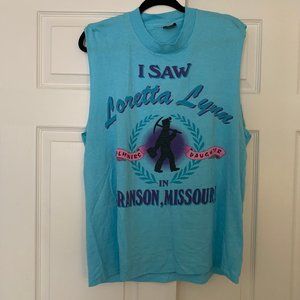 Loretta Lynn TShirt XL Single Stitch Sleeveless